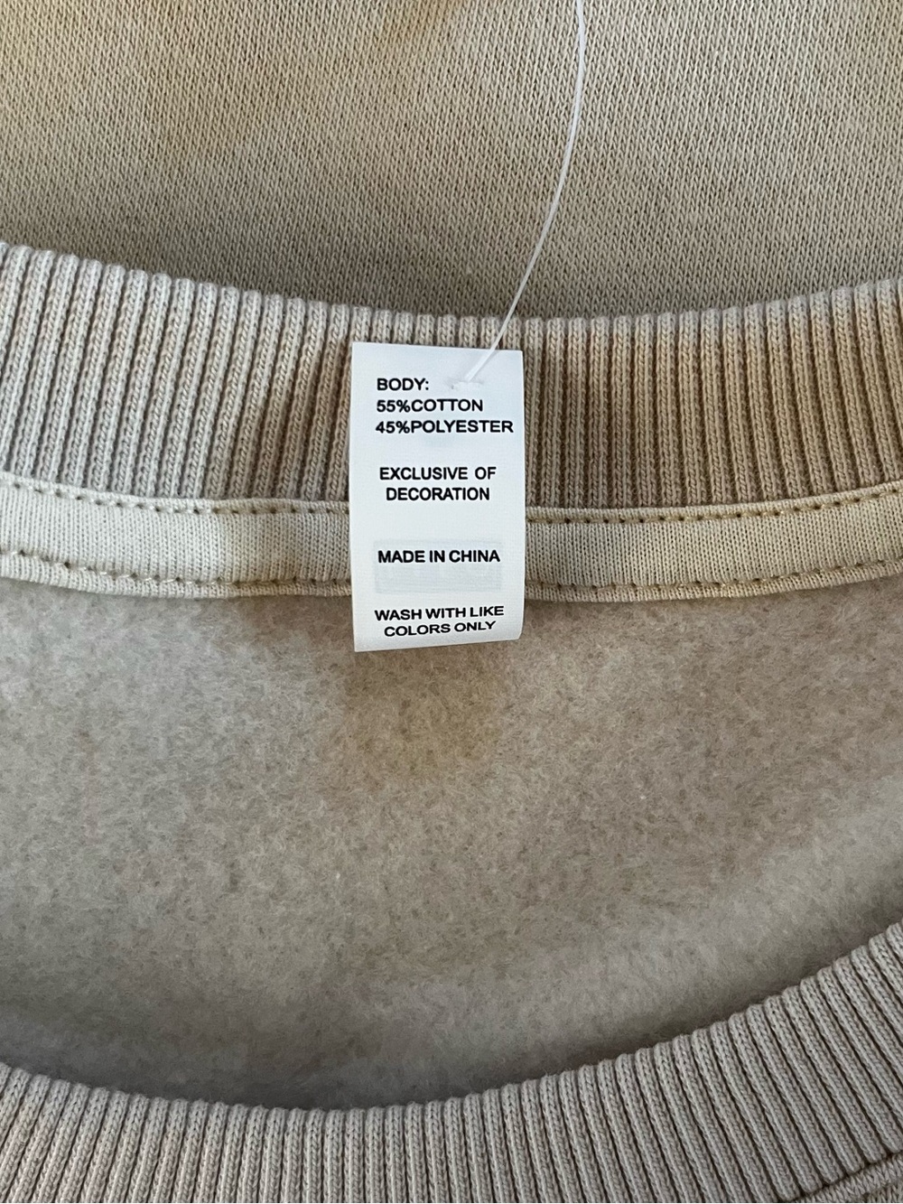 Women’s Fleo Crewneck Sweatshirt Size Small New Oversized Full length Front Logo - Picture 8 of 14